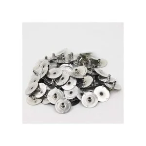 EricX Light 200 pestañas de metal para velas de 0.787 in