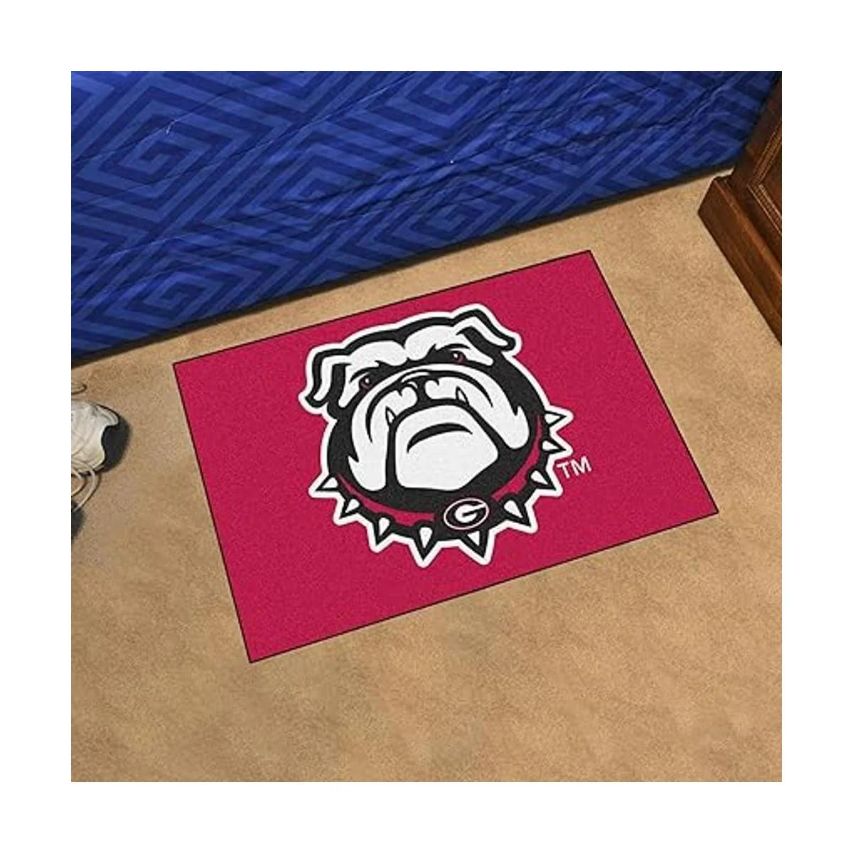 FANMATS 19823 Georgia Red Bulldog Alfombra de inicio_2