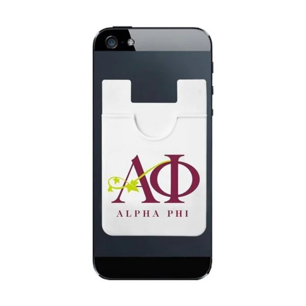 Alpha Phi Koala Pouch Adhesivo Cell Phone Wallet_4
