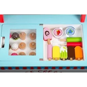 Carrito de helados por Svan construcción de madera real_5