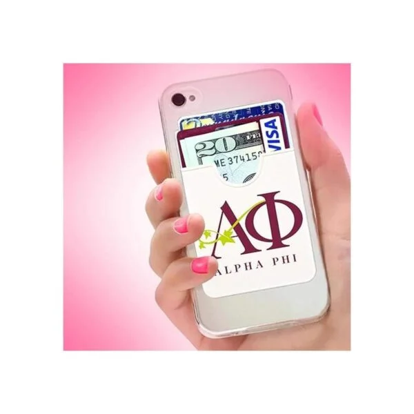 Alpha Phi Koala Pouch Adhesivo Cell Phone Wallet_3