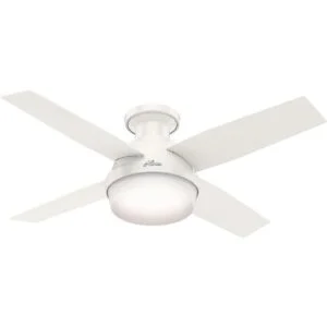 Hunter 59244 Dempsey Ventilador de techo con luz y mando a_1