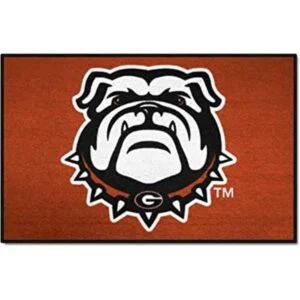 FANMATS 19823 Georgia Red Bulldog Alfombra de inicio_1