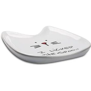 Pavilion Gift Company Blobby Cat plato apoya cucharas I_2