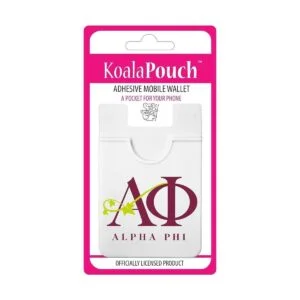Alpha Phi Koala Pouch Adhesivo Cell Phone Wallet_2