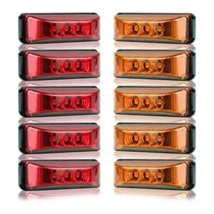 Partsam 10 luces LED de remolque de línea fina de 3.9_1