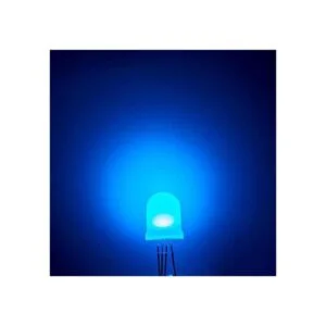 Diodo LED redondo difuso 0.394 in