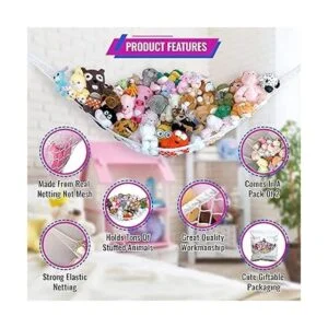 Almacenamiento para animales de peluche Stuffie Party_4