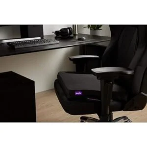 Purple Cojín doble para asiento mantiene su forma._3