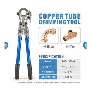 IWISS IWS1632AF Fontanería herramientas de tubos_2
