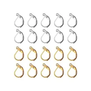 TOAOB 200 ganchos para aretes franceses de 0.394 x 0.591