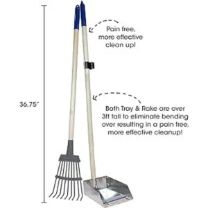 Bandeja de metal con rastrillo Spotty_3