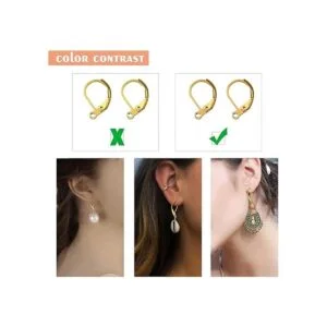 TOAOB 200 ganchos para aretes franceses de 0.394 x 0.591