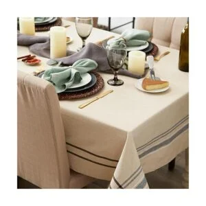 DII Colección de mesa de rayas francesas 100 algodón_6