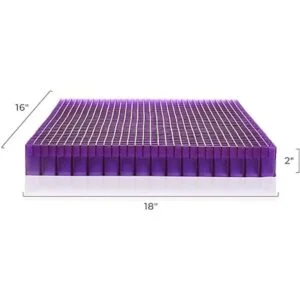 Purple Cojín doble para asiento mantiene su forma._4