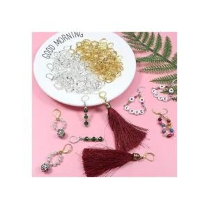 TOAOB 200 ganchos para aretes franceses de 0.394 x 0.591