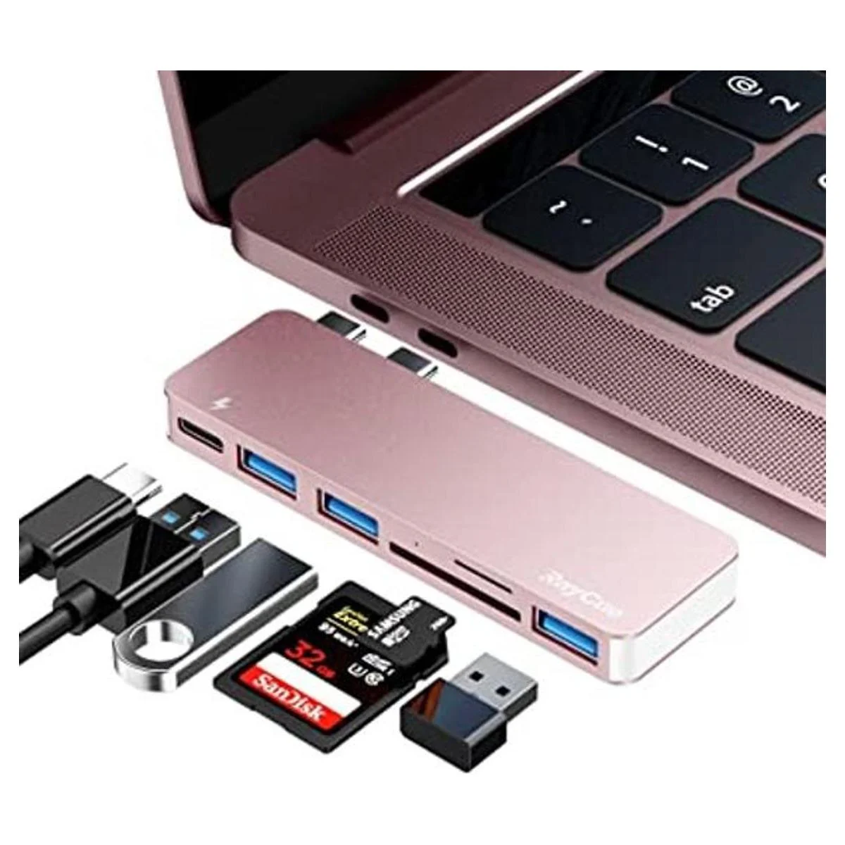 Adaptador USB C Hub para MacBook ProAir 2020 2019 2018_1