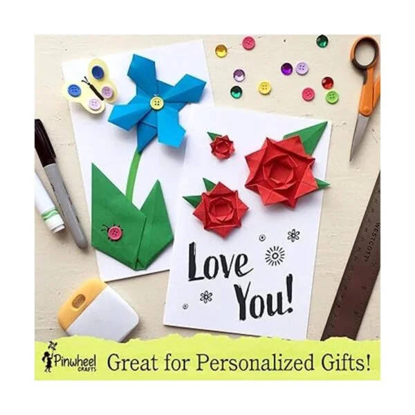 Kit de flores de origami por Pinwheel Crafts_5