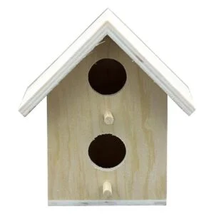 Creative Hobbies Mini 4 Inch Tall Birdhouse Set of 4