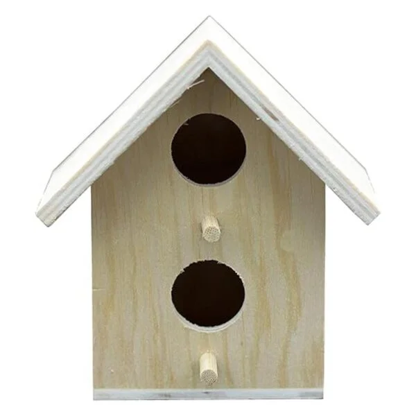 Creative Hobbies Mini 4 Inch Tall Birdhouse Set of 4