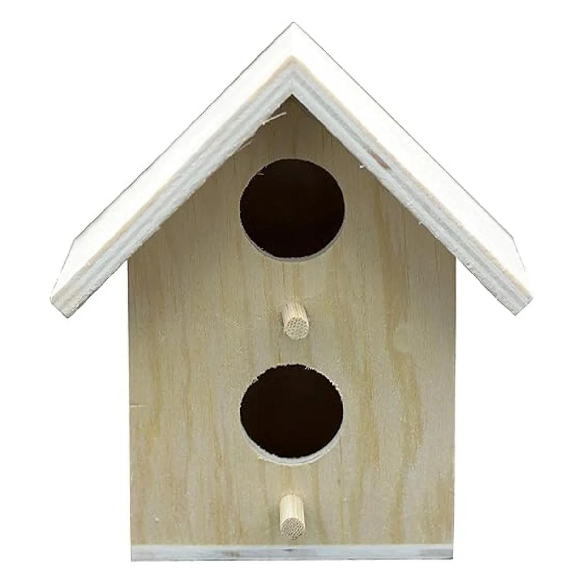 Creative Hobbies Mini 4 Inch Tall Birdhouse Set of 4