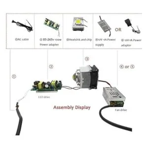 TX ventilador de enfriamiento con disipador de calor de