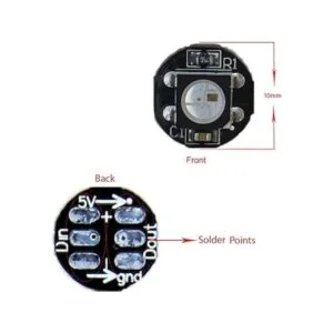 ALITOVE WS2812B 100 luces LED RGB direccionables 5050 en