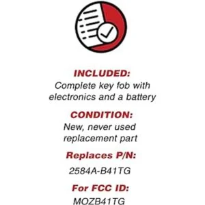 KeylessOption llavero de reemplazo para sistema para_3