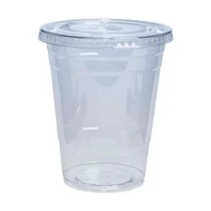 Comfy Package Vasos de plástico transparente con tapas_2