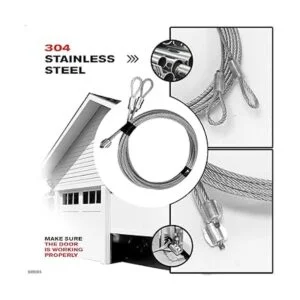 Protech Control Muelles de puerta de garaje de longitud