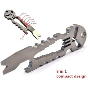 BANG TI Abridor de botellas de titanio Punisher con barra_3