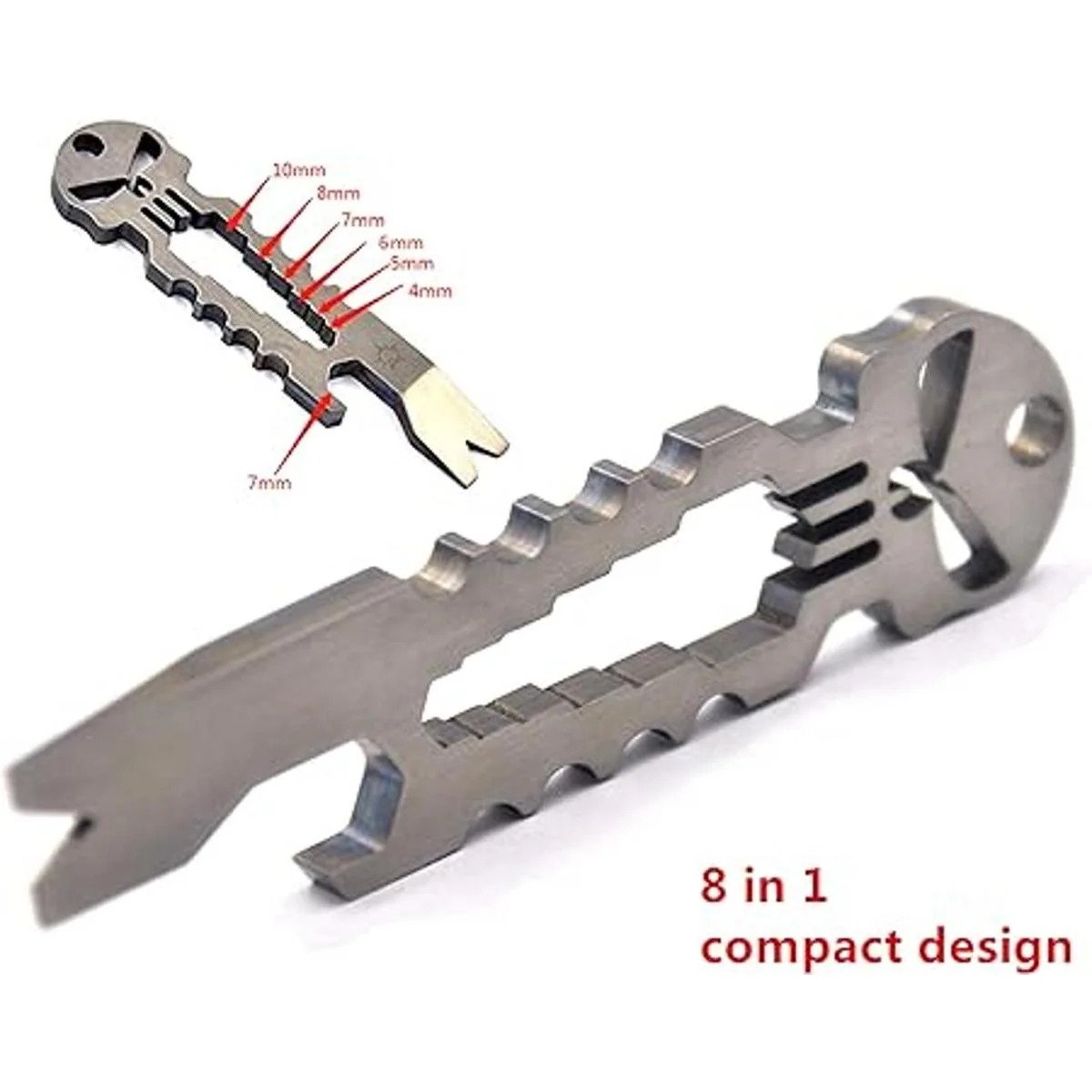 BANG TI Abridor de botellas de titanio Punisher con barra_3