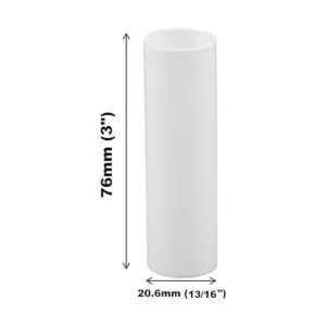 Creative Hobbies Set of 12 3 Inch Tall White Plastic_2