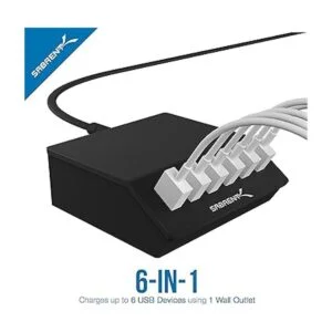 SABRENT Cargador rápido USB de escritorio de aluminio de_2