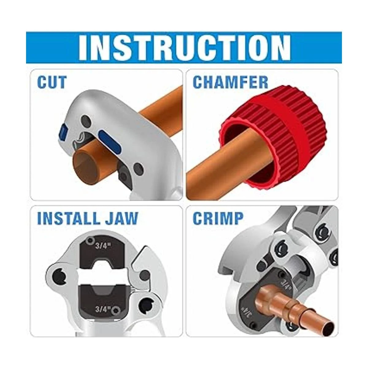 IWISS IWS1632AF Fontanería herramientas de tubos_5