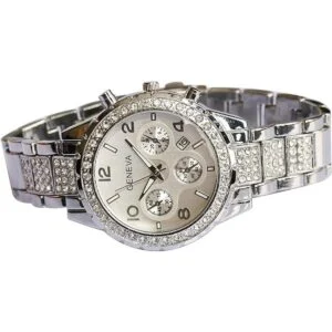 Fanmis lujoso reloj pulsera de acero inoxidable con_3