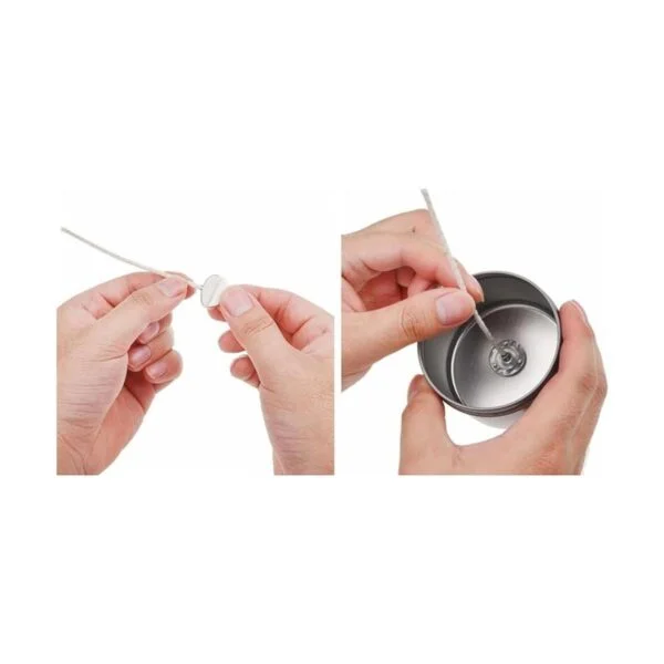 Juego de mecha para vela.