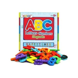 Letras y números magnéticos para educar a los niños con