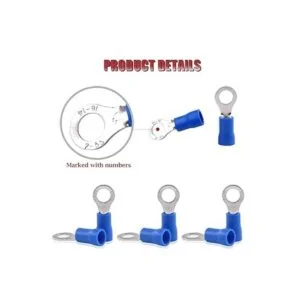 Hilitchi 100 conectores de crimpado de cable eléctrico con_4