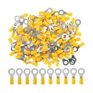 Hilitchi 100pcs 1210AWG Terminales aislados anillo de