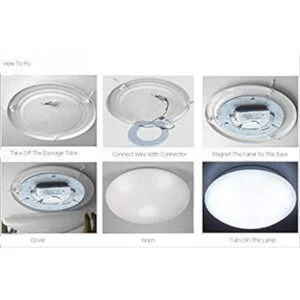 Ledy 33 W 9.84 pulgadas 3630 lm 5730 SMD LED lámparas de