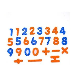 Letras y números magnéticos para educar a los niños con