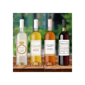 Etiquetas para botella de vino ideal como regalo para