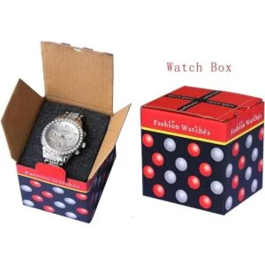 Fanmis lujoso reloj pulsera de acero inoxidable con_5