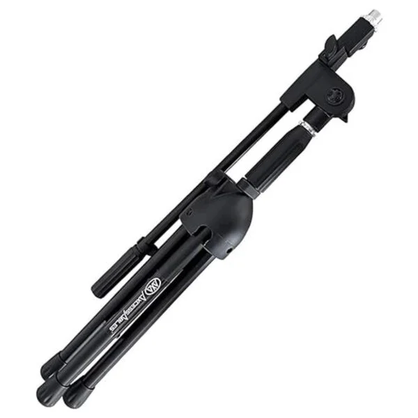 AxcessAbles MS101L Soporte de micrófono corto con brazo_2