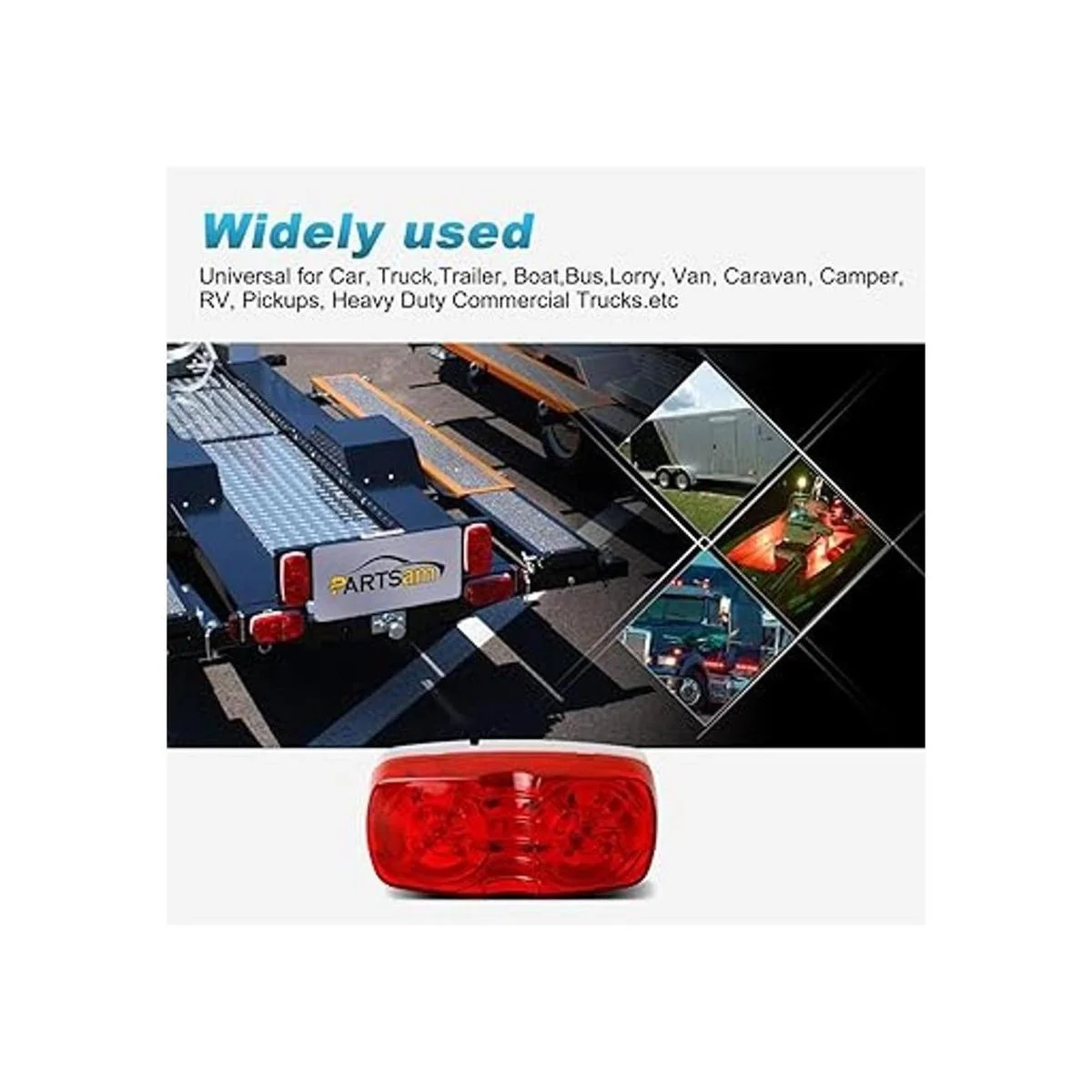 Partsam 5 luces LED de doble burbuja para marcador_6