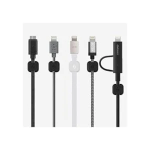 Soporte magnético para cable. 3 piezas de color blanco._4