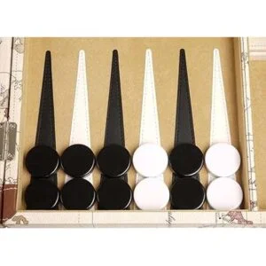 Middleton Games Map Backgammon Set de 18.0 in_3