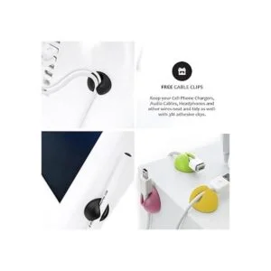 Funda organizadora de cables de 63 con abrazaderas_6