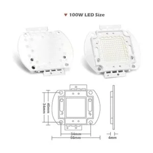 Chip LED de alta potencia de 100W. 100.00watts 34.0 volts_4